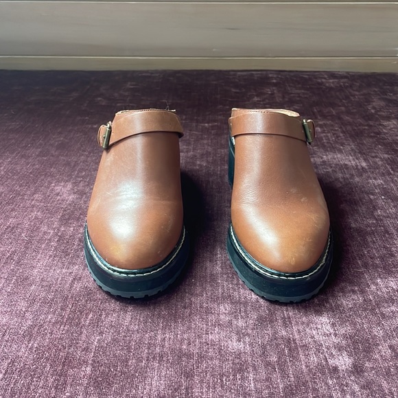 Madewell Willa Convertible Strap Mule in English Saddle - Picture 4 of 8